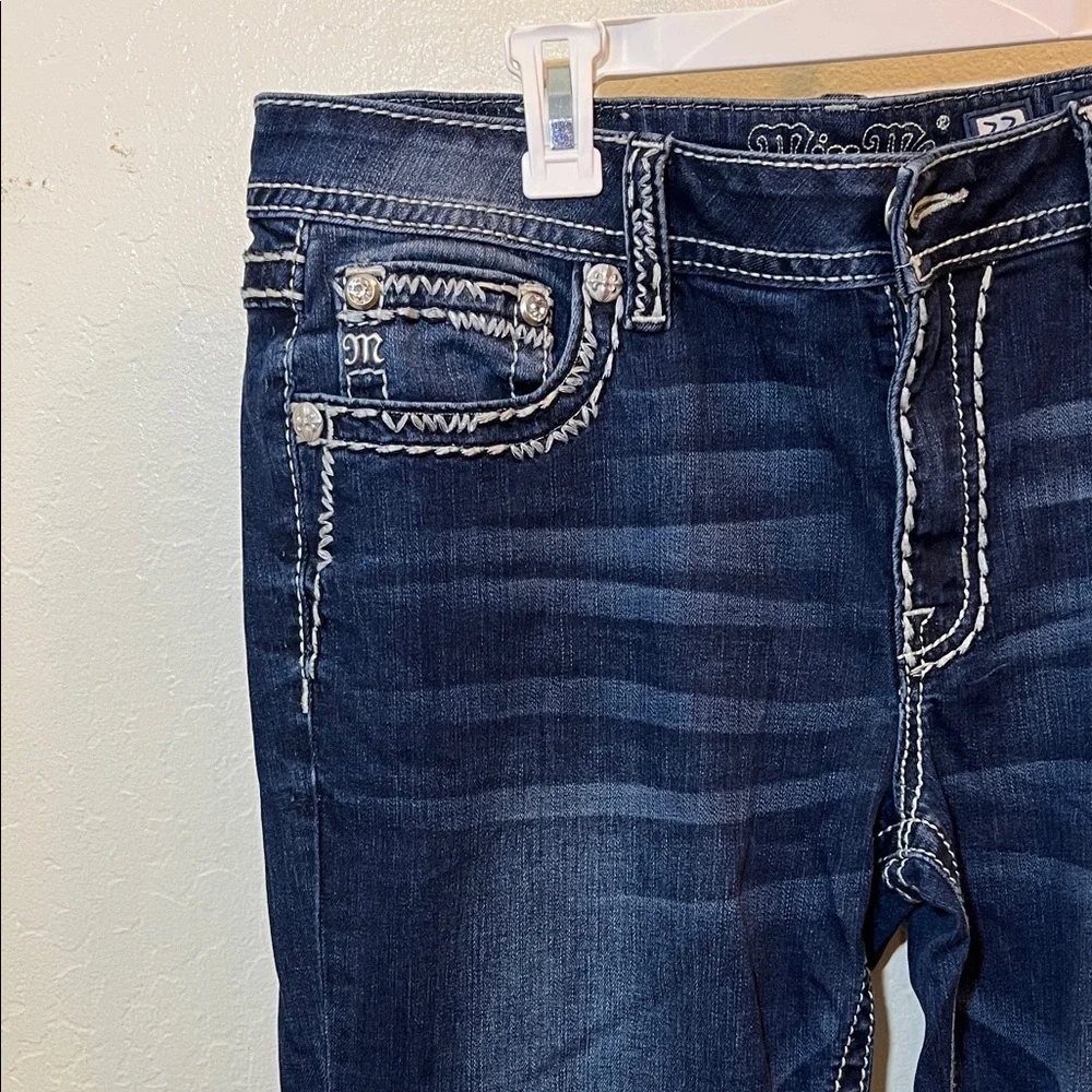 Miss Me Dark Blue Chloe Boot Jeans - Picture 4 of 16